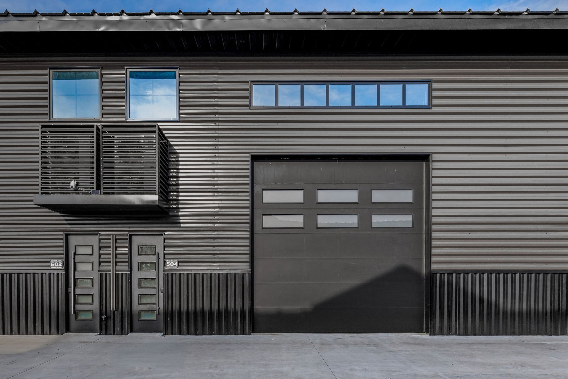 Exterior facade of GOTA Autominium units 502 and 504