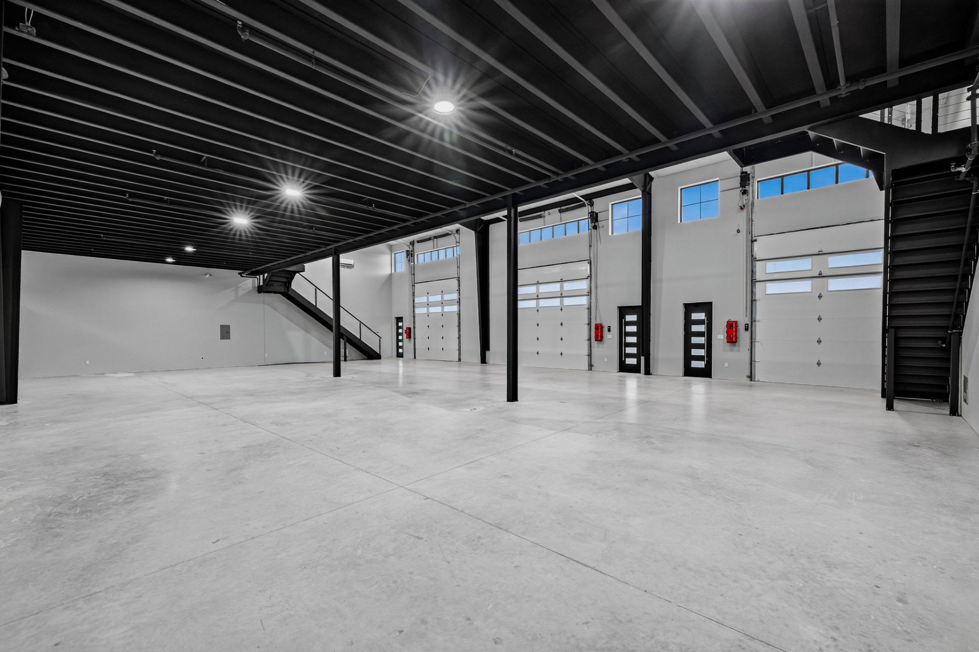 Interior view across multiple connected GOTA bays